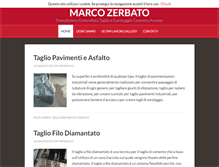 Tablet Screenshot of marcozerbato.com